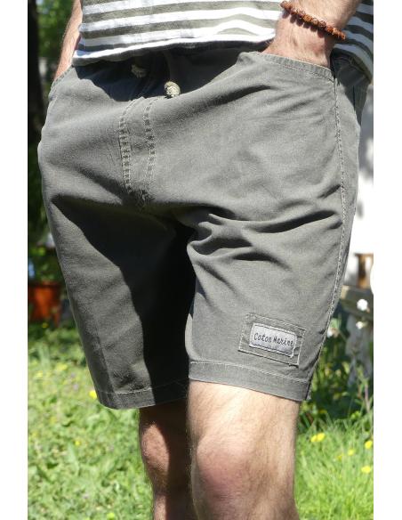 Bermuda pour Homme en Coton 100 % Couleur Steel Grey, Kaki, Beige, Bleu, par Coton Marine 27,90 €