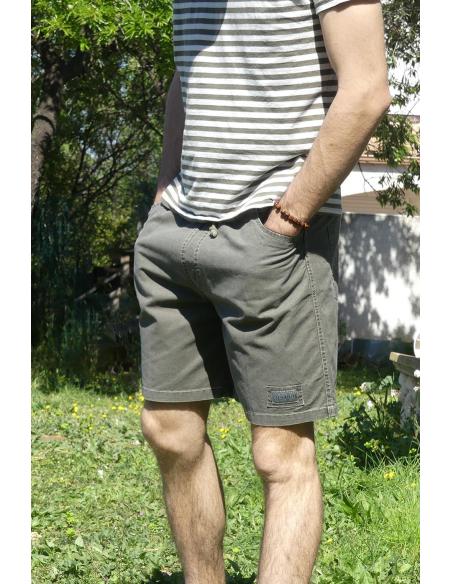 Bermuda pour Homme en Coton 100 % Couleur Steel Grey, Kaki, Beige, Bleu, par Coton Marine 27,90 €
