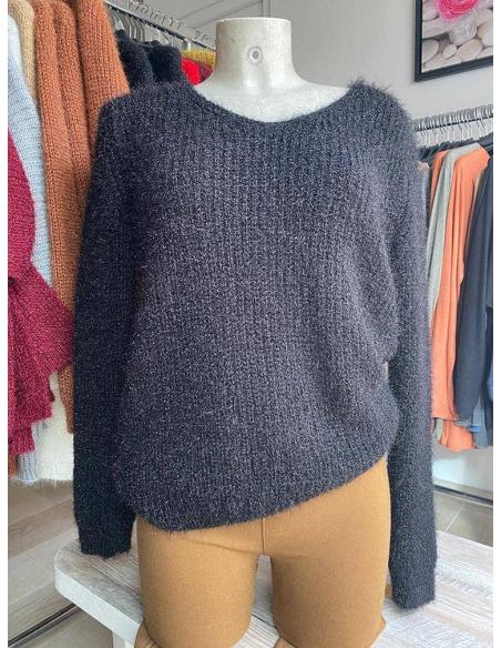 Prix Style Confort et Chaleur , pour ce pull d'hiver en tricot !