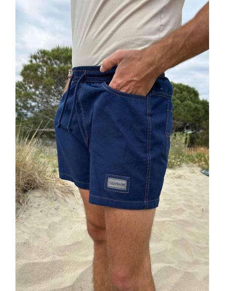 Short court pour Homme en Coton Beige par Coton Marine 29,90 €