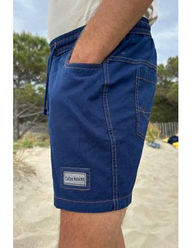 Short court pour Homme en Coton Beige par Coton Marine 29,90 €
