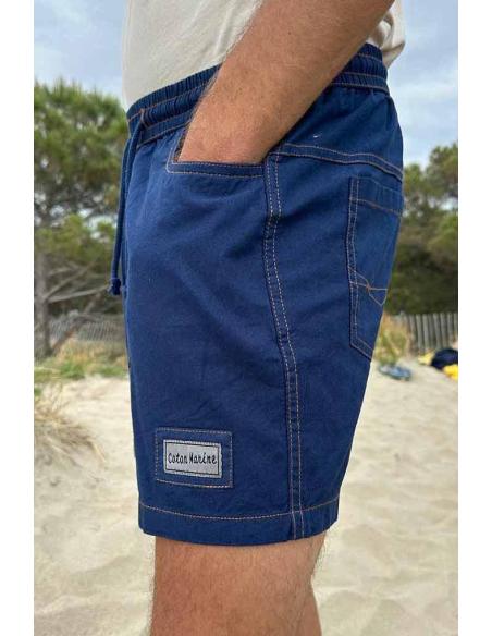 Short court pour Homme en Coton Beige par Coton Marine 29,90 €