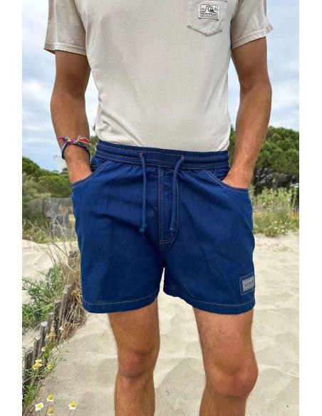 Short Décontracté Homme En Coton Avec Taille élastique Et Cordon - Coupe Confortable, Poches, Pour Sport Et été