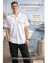 CHEMISE HOMME BLANCHE COTON par Coton Marine 29,20 €