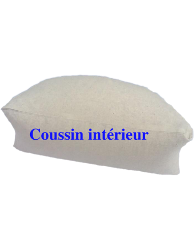 Coussin zafu de méditation Cotonmarine déhoussable. garnis de petit épautre. Coton 100 %, Beige par Coton Marine 40,00 €