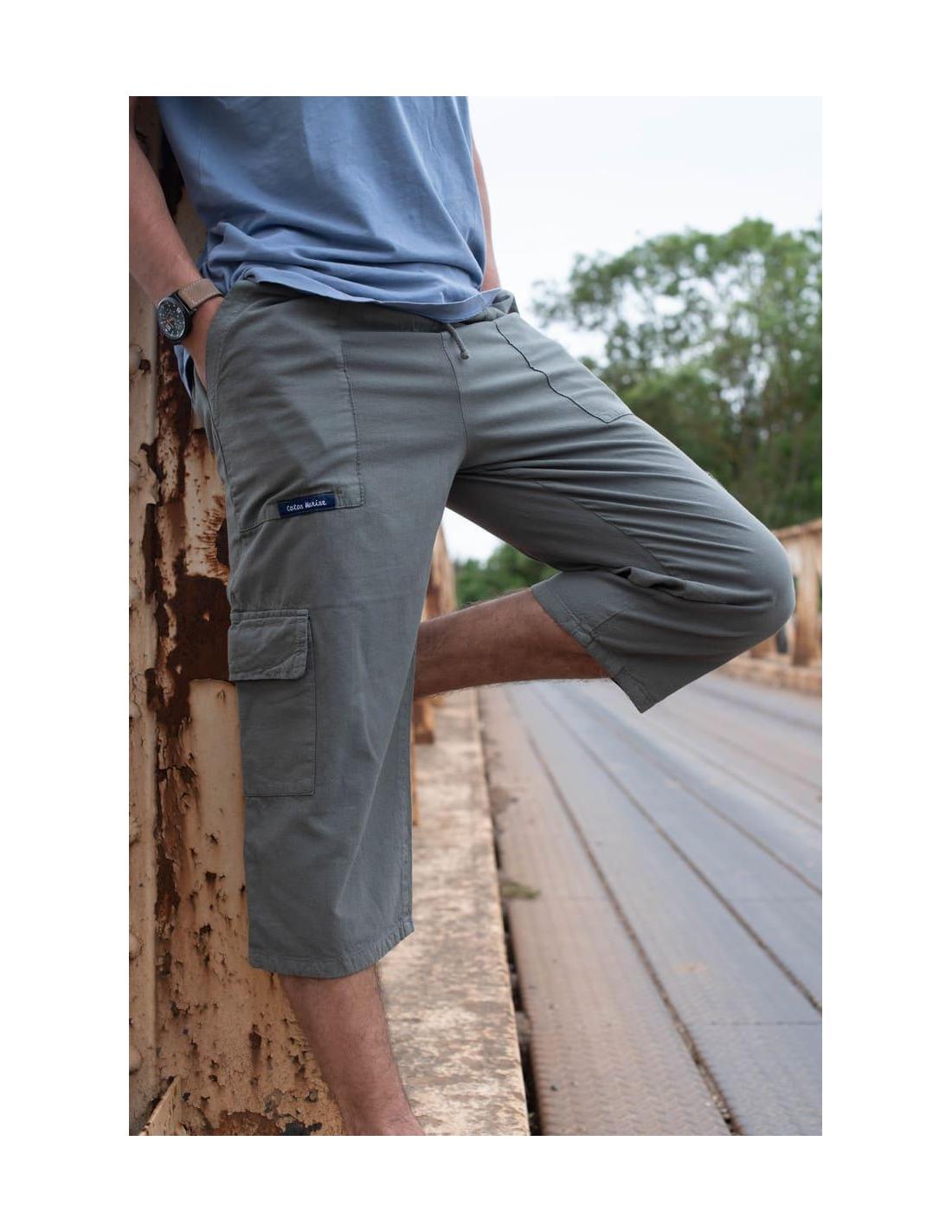 Pantacourt Legging De Compression Pour Homme - Fitness, Course, Yoga, Sport - Taille élastique, Coupe Ajustée