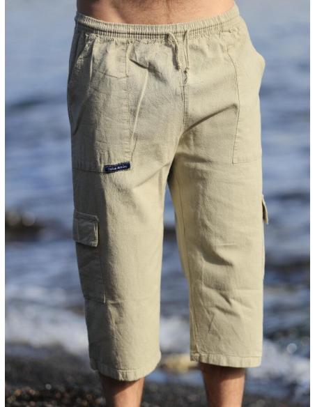 PANTACOURT HOMME NOIR POCHES CARGO par Coton Marine 26,90 €