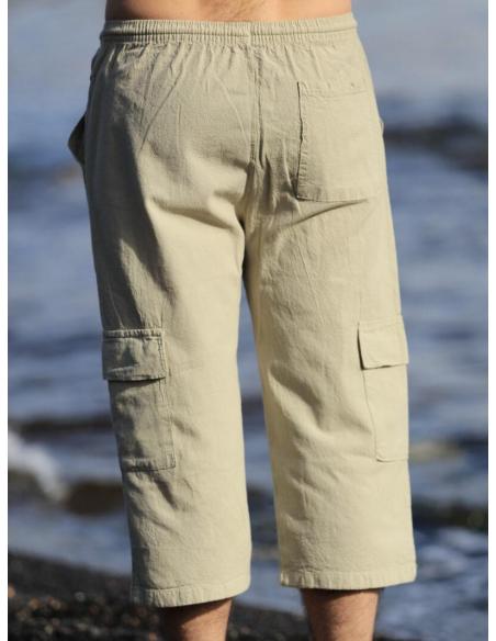 PANTACOURT HOMME NOIR POCHES CARGO par Coton Marine 26,90 €